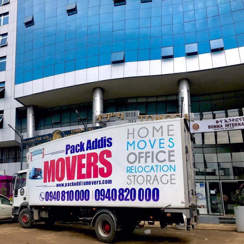 Pack Addis Movers Website - Project Screenshot